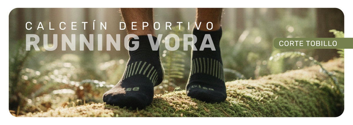 Calcetin Deportivo Corte Tobillo Running Vora Lhotse