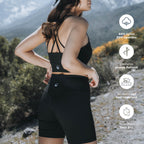 The Top: Biker Short Dhara + Peto Deportivo Kalo Negro