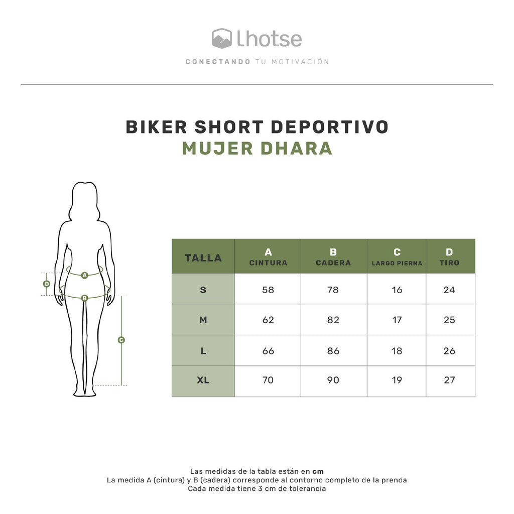 The Top: Biker Short Dhara + Peto Deportivo Kalo Negro