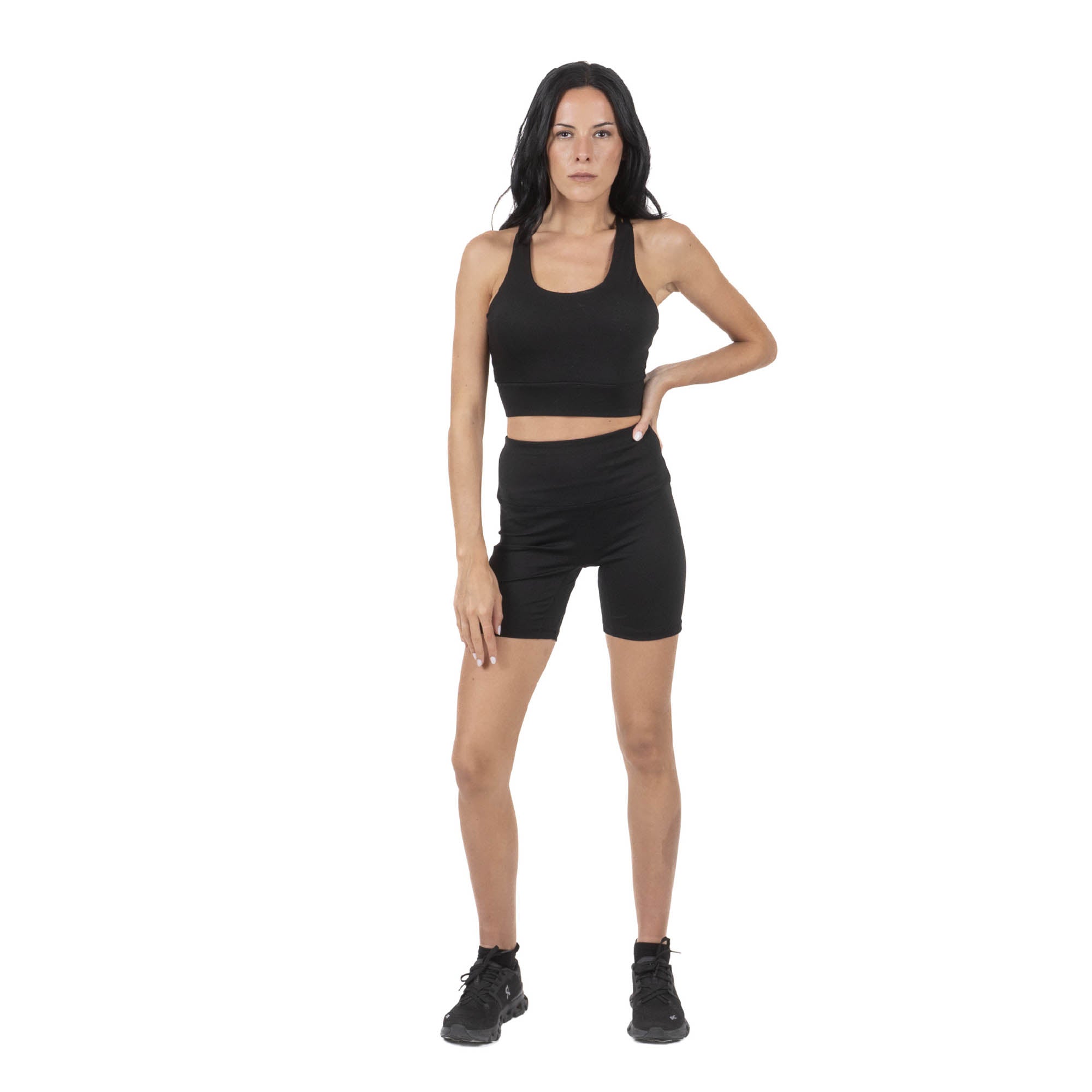 The Top: Biker Short Dhara + Peto Deportivo Kalo Negro