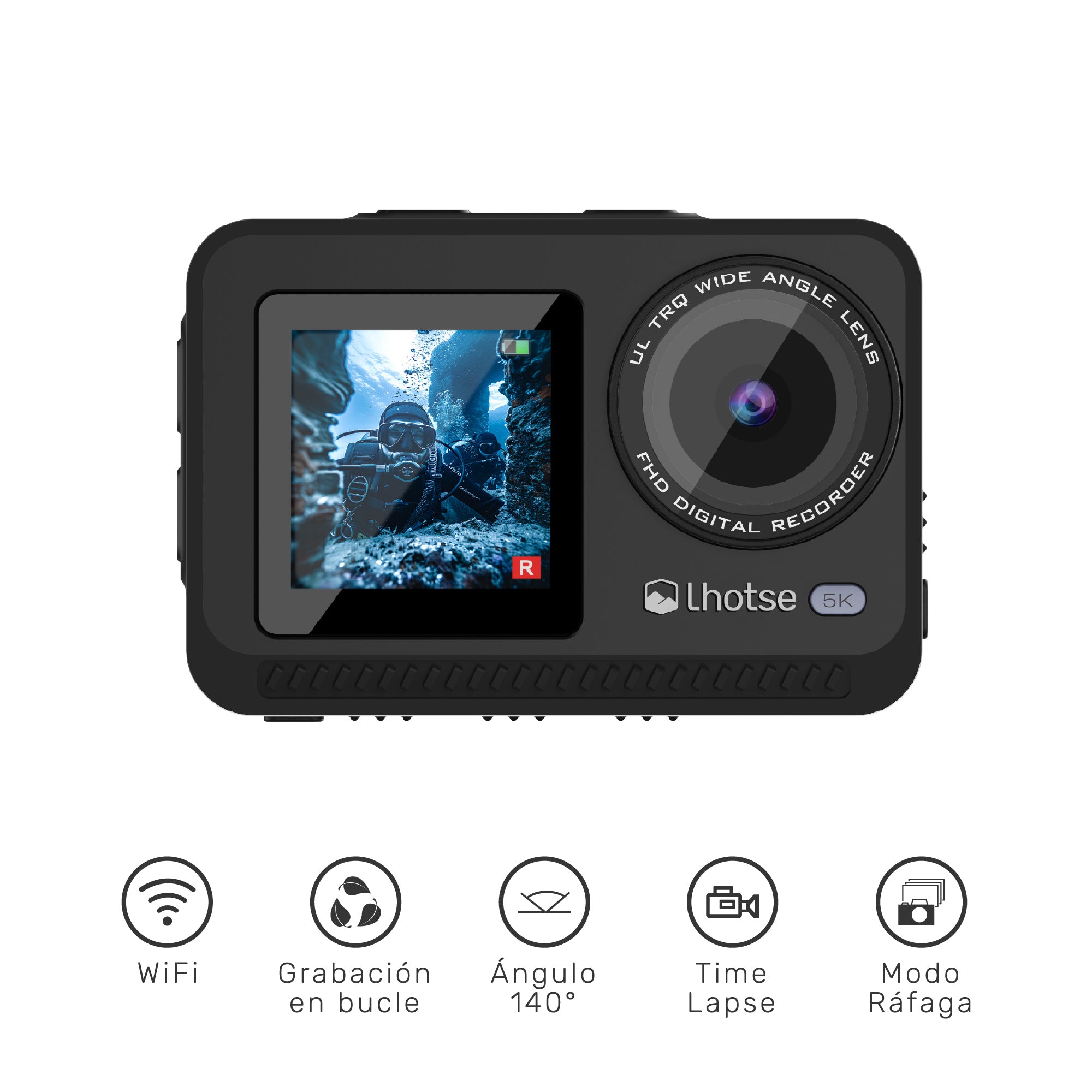 Cámara de acción 5K 60ftp accesorios PeakPro Lhotse