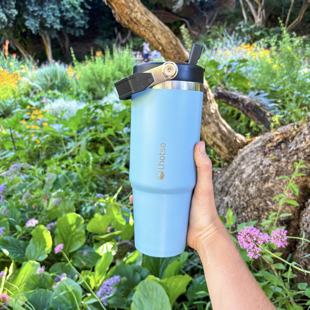 Azul cielo · Botella Térmica Insulada Lhotse Travel Mug 900ml