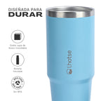 Azul cielo · Botella Térmica Insulada Lhotse Travel Mug 900ml