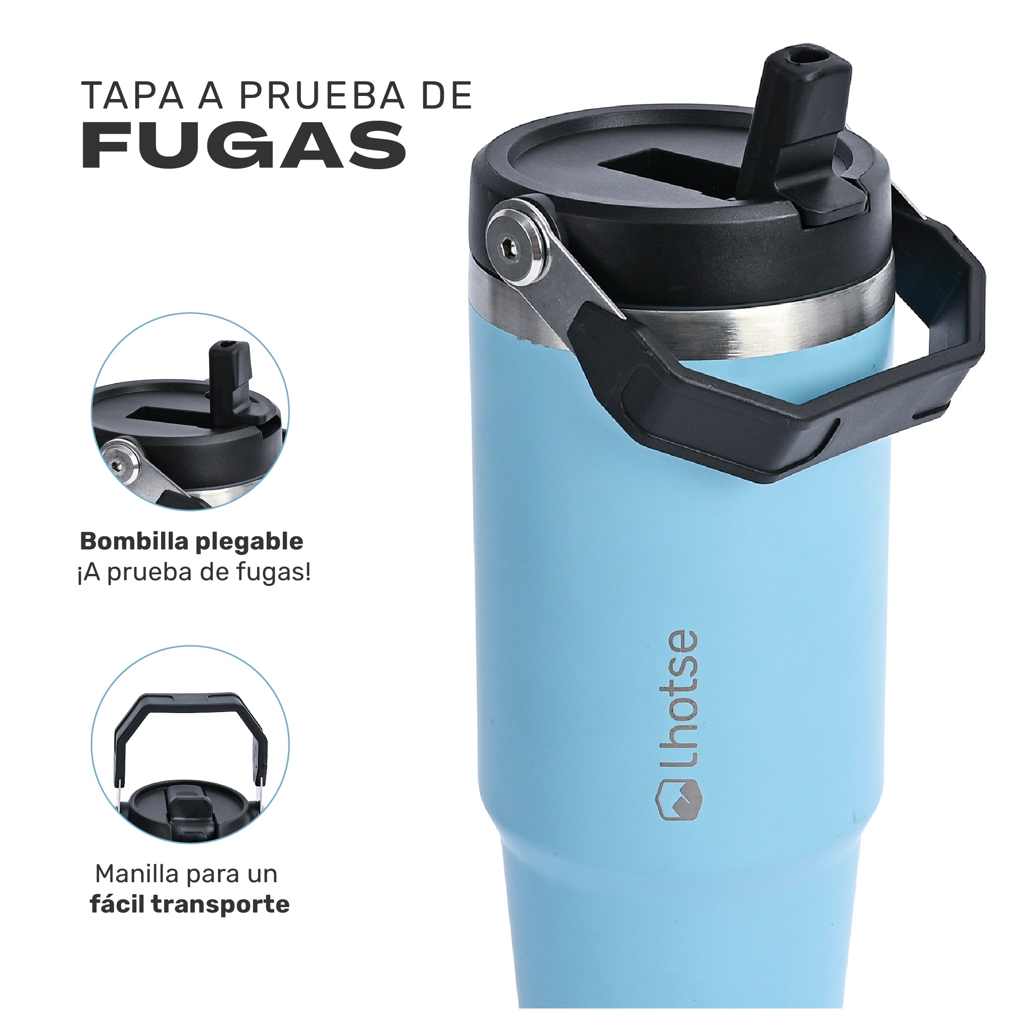 Botella Térmica Insulada Lhotse Travel Mug 900ml