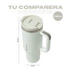 Lhotse Vaso Tumbler 1180ml Crema tu compañera vida activa - detalle
