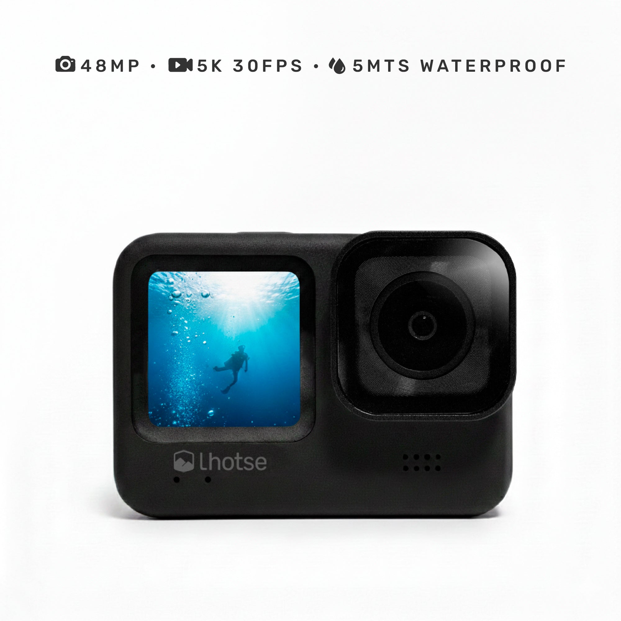 Cámara de Acción Deportiva Summit 5k 30fps Accesorios