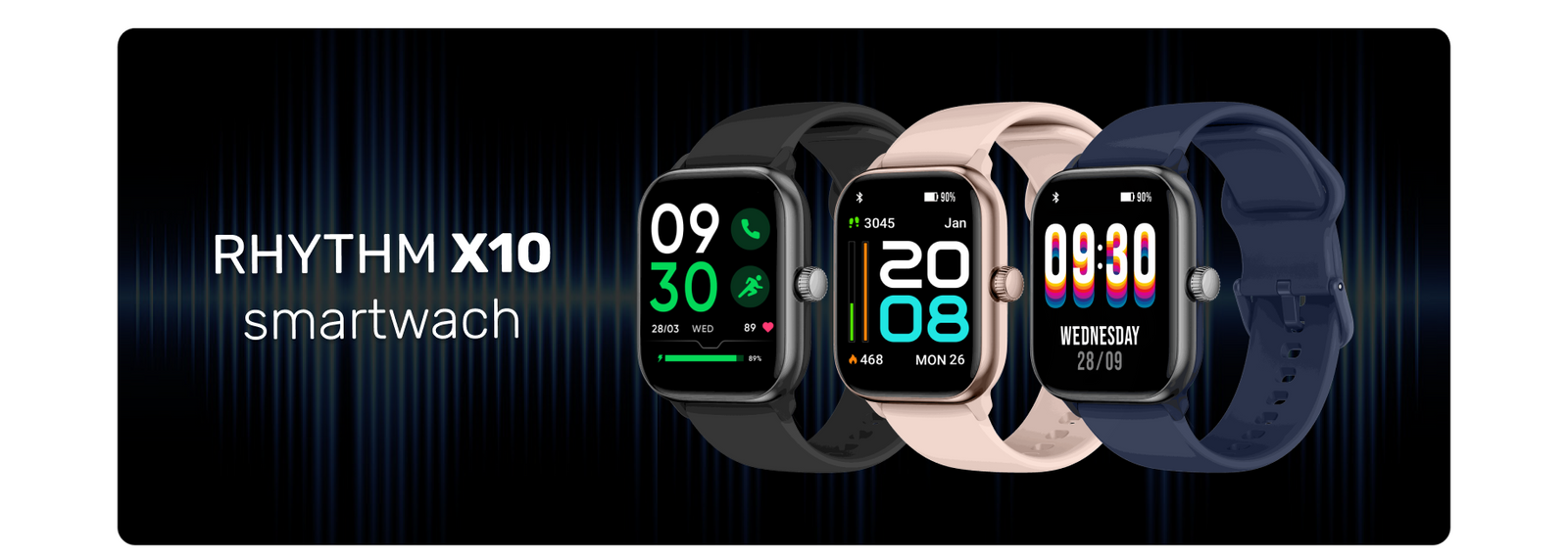 Reloj Smartwatch Music Rhythm X10 41mm