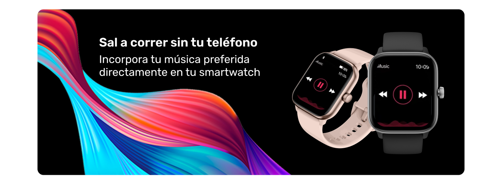 Reloj Smartwatch Music Rhythm X10 41mm