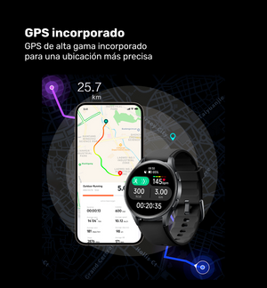 Smartwatch reloj inteligente lhotse sw55p negro hotsell