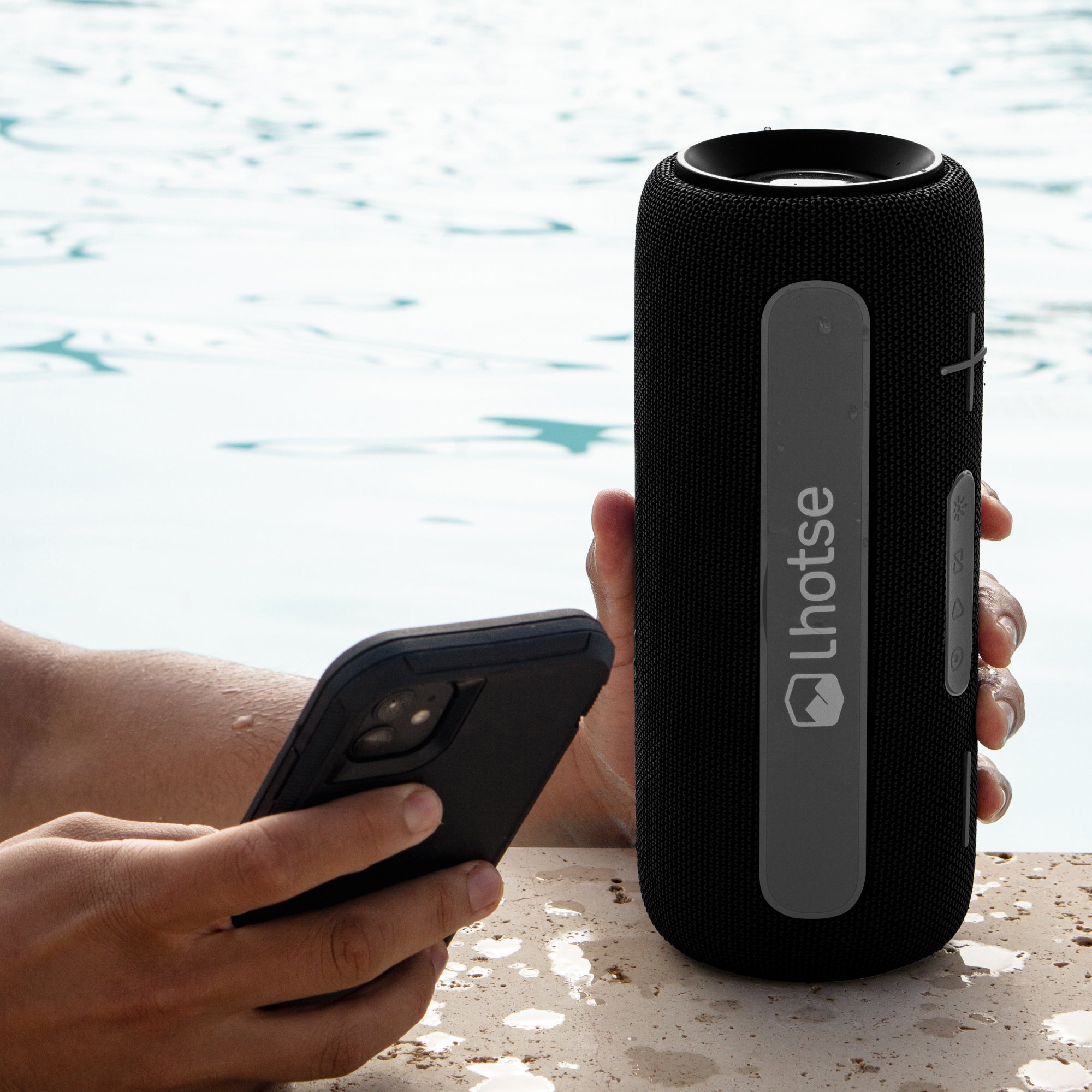 Negro · Parlante Portátil Inalámbrico Bluetooth Journey