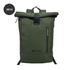 Lhotse Mochila Roll Top Makalu 22L Verde - vista frontal