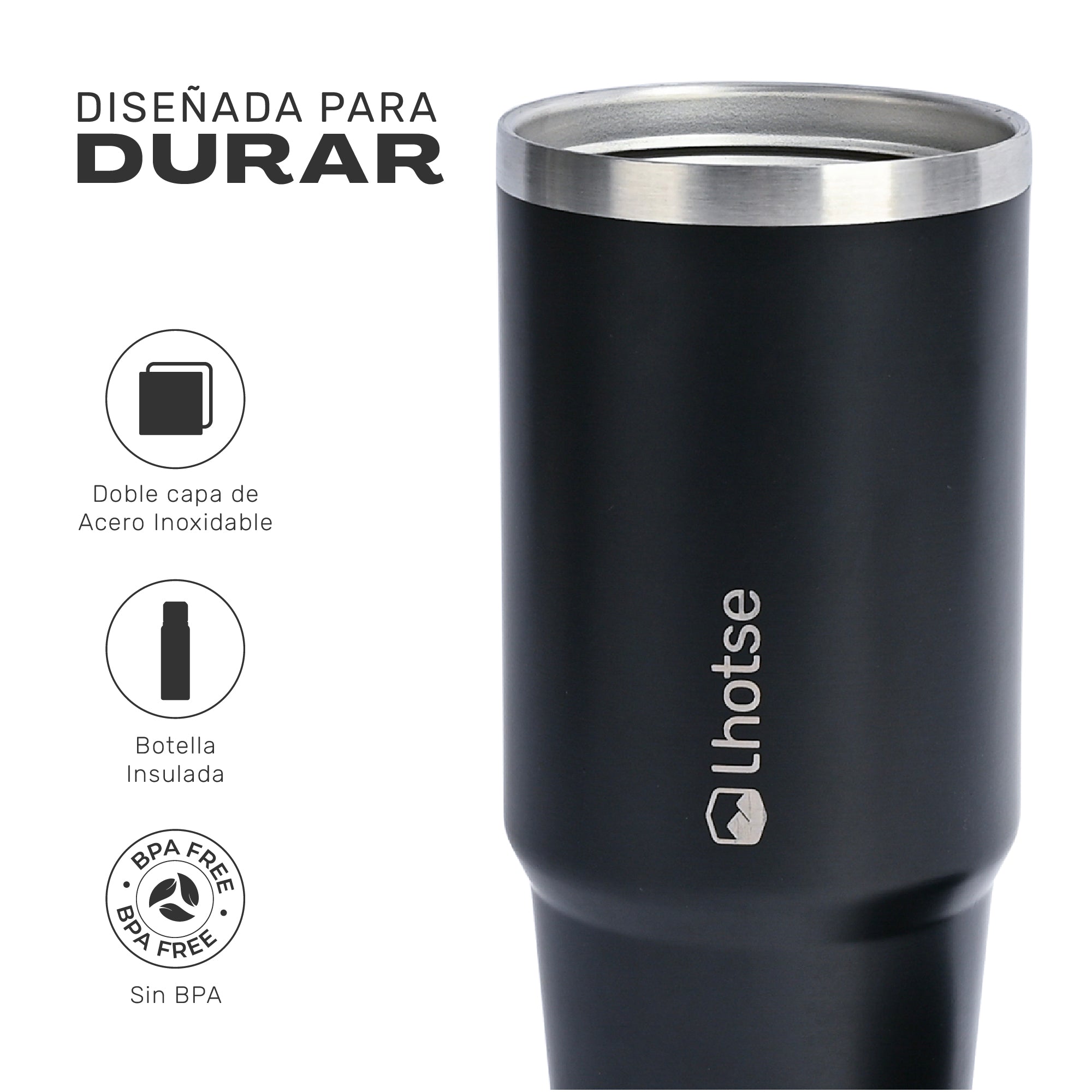 Botella Térmica Insulada Lhotse Travel Mug 900ml