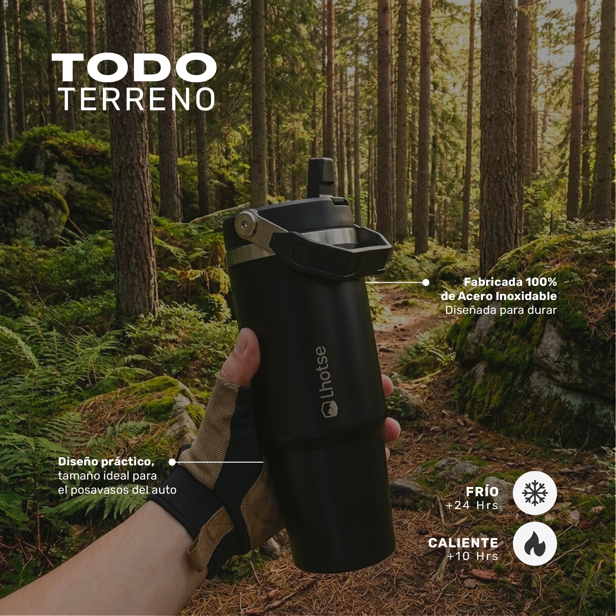 Botella Térmica Insulada Lhotse Travel Mug 900ml