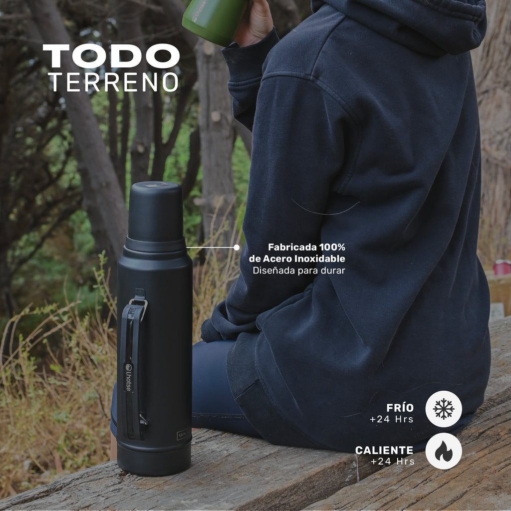 Lhotse Termo Líquido Classic 1.3L Negro todo terreno outdoor - lifestyle