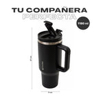 Lhotse Vaso Tumbler 1180ml Negro tu compañera vida activa - detalle