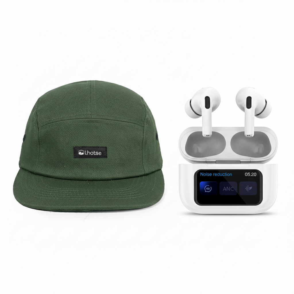 The Top: Audífonos TWS Pantalla Touch ANC RMPLUS + Jockey Ride Algodón