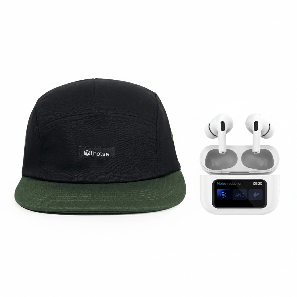 The Top: Audífonos TWS Pantalla Touch ANC RMPLUS + Jockey Ride Algodón