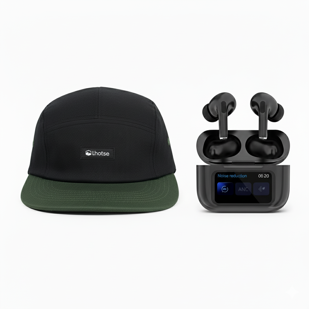 The Top: Audífonos TWS Pantalla Touch ANC RMPLUS + Jockey Ride Algodón