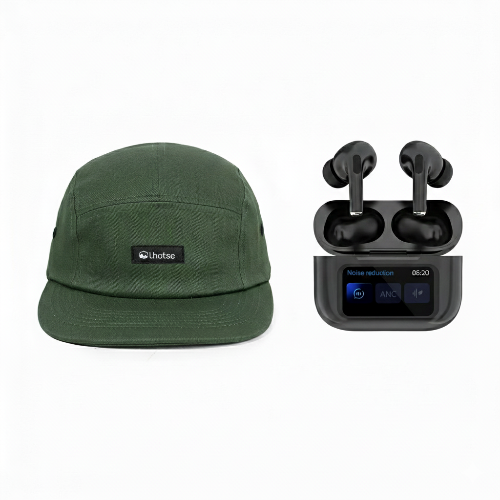 The Top: Audífonos TWS Pantalla Touch ANC RMPLUS + Jockey Ride Algodón