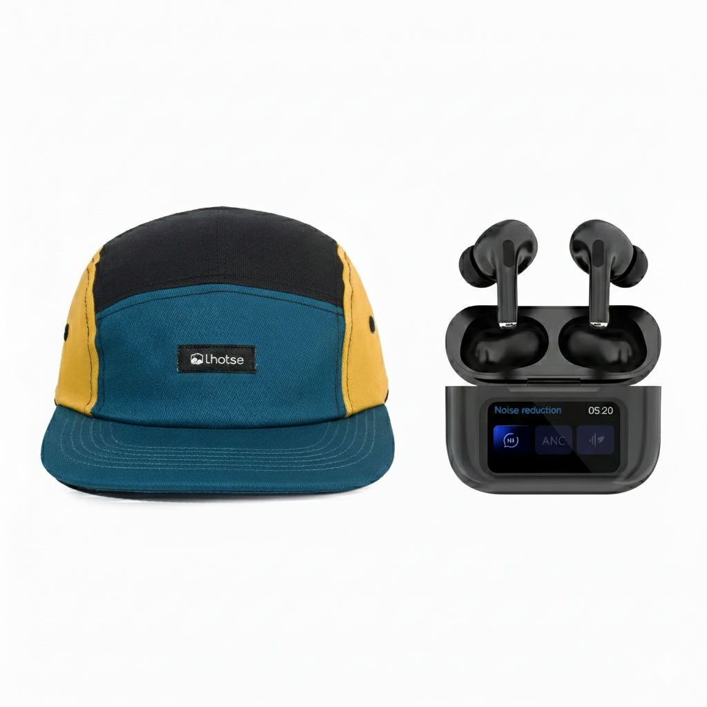 The Top: Audífonos TWS Pantalla Touch ANC RMPLUS + Jockey Ride Algodón