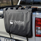 Lhotse Pick-Up Pad Porta 2 Bicicletas instalado camioneta mediana con bicis - lifestyle