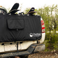 Lhotse Pick-Up Pad Porta 6 Bicicletas instalado camioneta con bicis - lifestyle