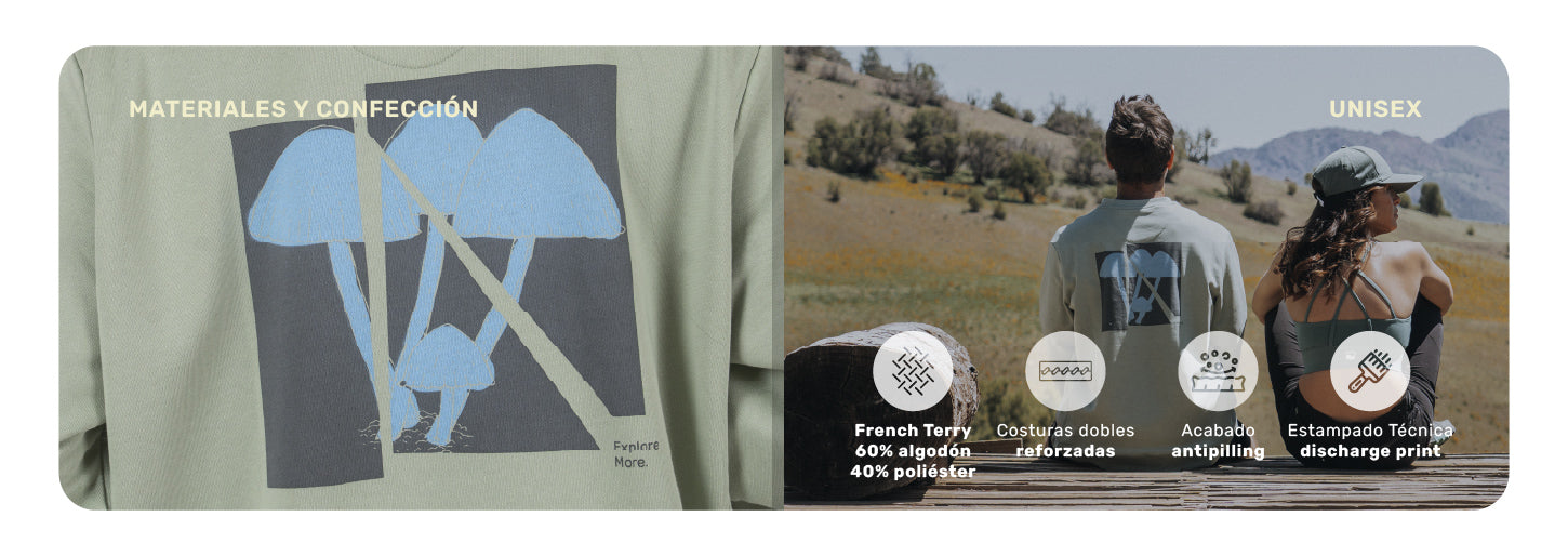 Polerón Unisex Sweatshirt Mycena Lhotse