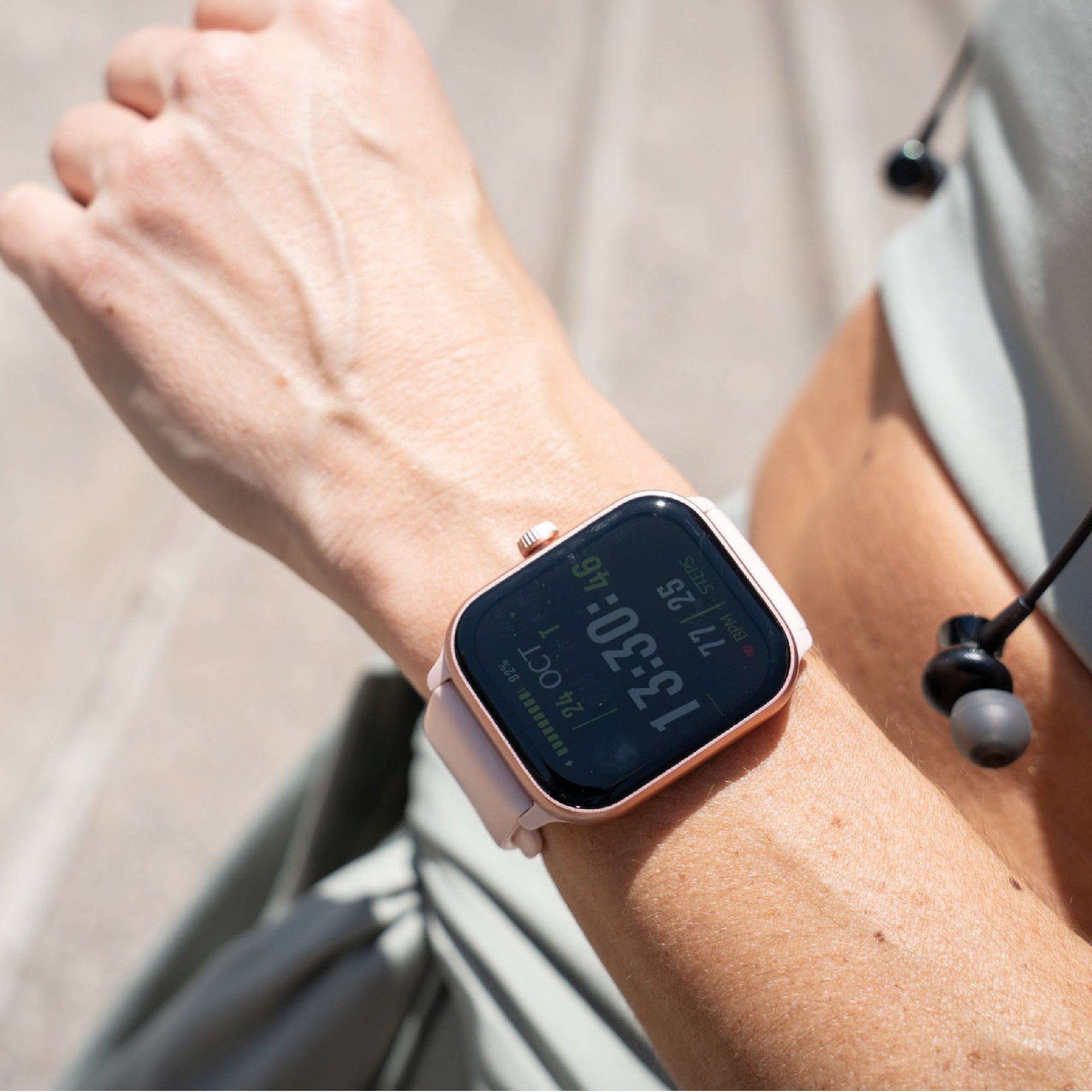Rosa · Reloj Smartwatch Music Rhythm X10 41mm