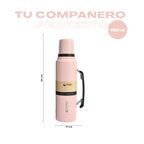 Lhotse Termo Líquido Classic 1.3L Rosa tu compañero vida activa - detalle