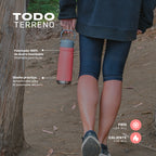 Lhotse Botella Térmica Adventure 650ml Rosa todo terreno outdoor - lifestyle