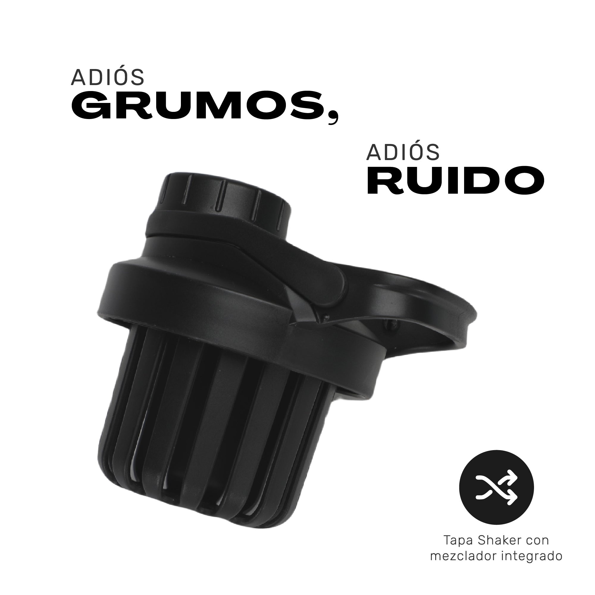 Shaker Vaso Proteina + Botella Térmica Hydrocore Negro