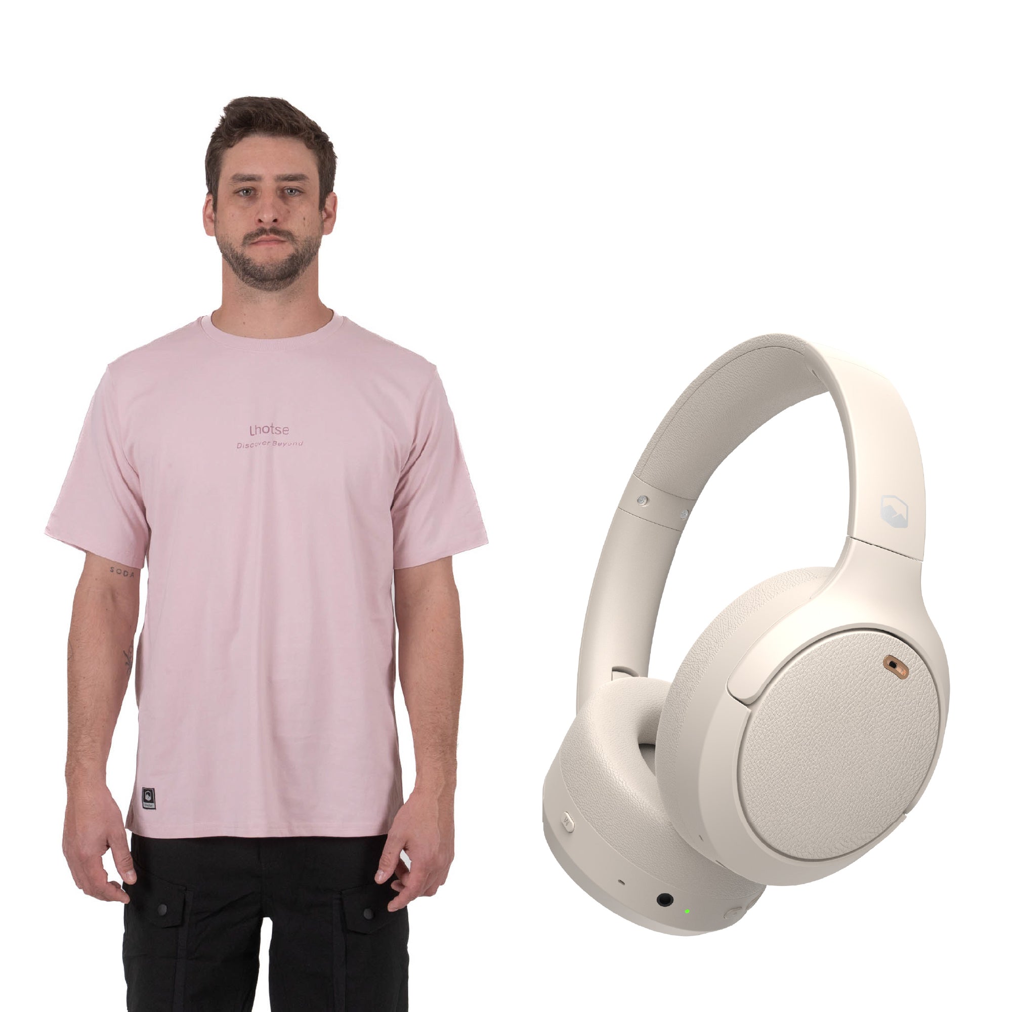 The Top: Polera Manga Corta Fungi + Audífonos Beatmaster