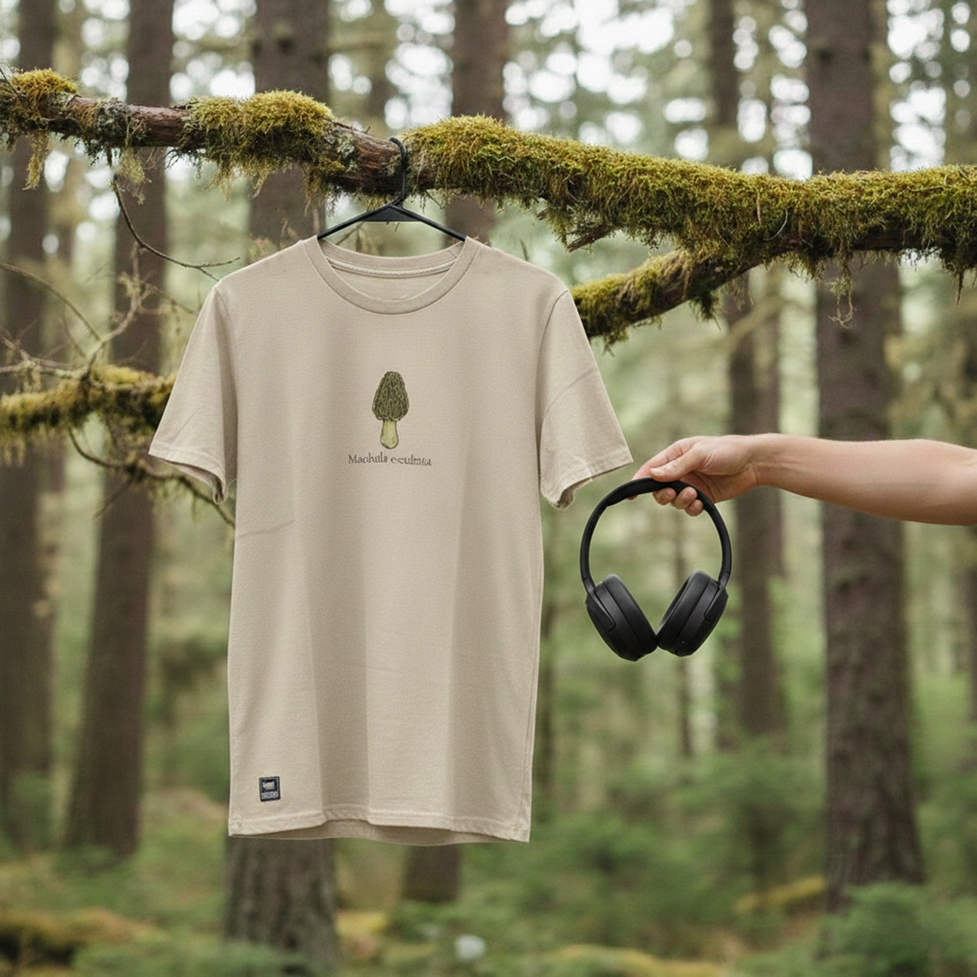 The Top: Polera Manga Corta Fungi + Audífonos Beatmaster