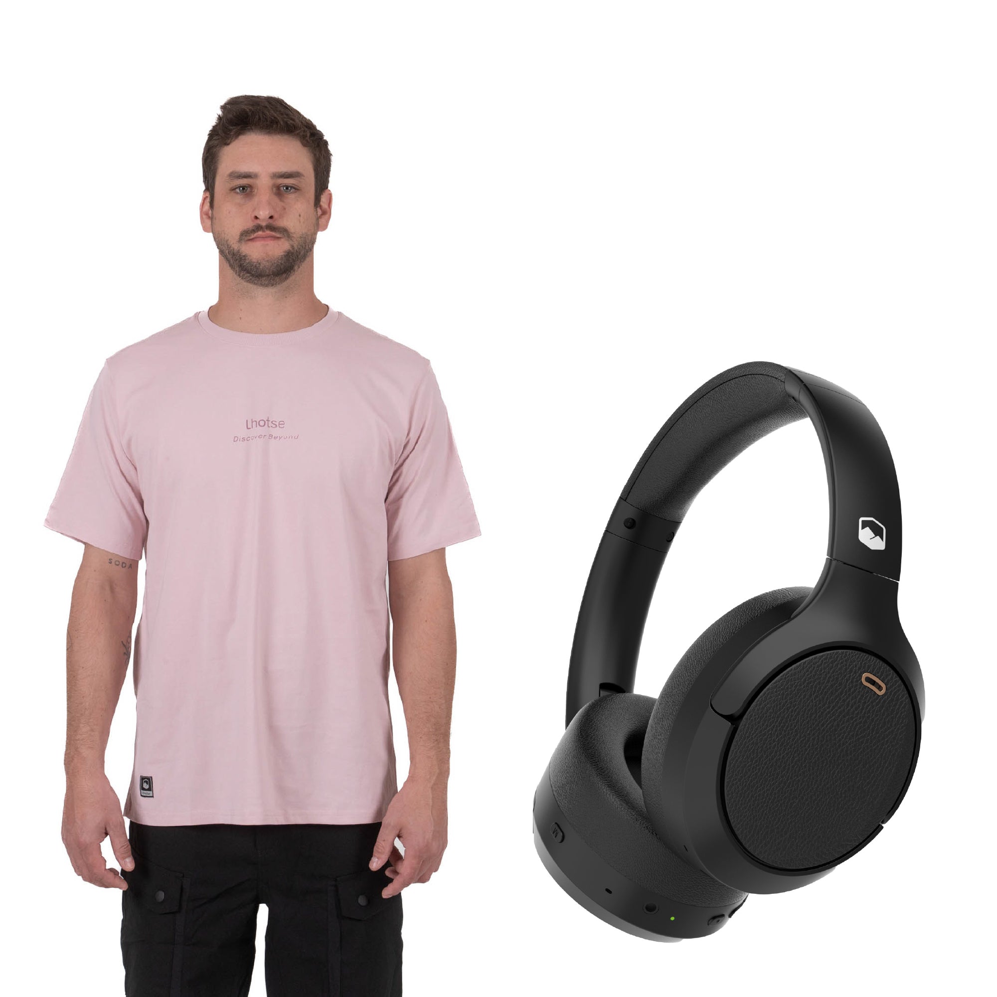 The Top: Polera Manga Corta Fungi + Audífonos Beatmaster