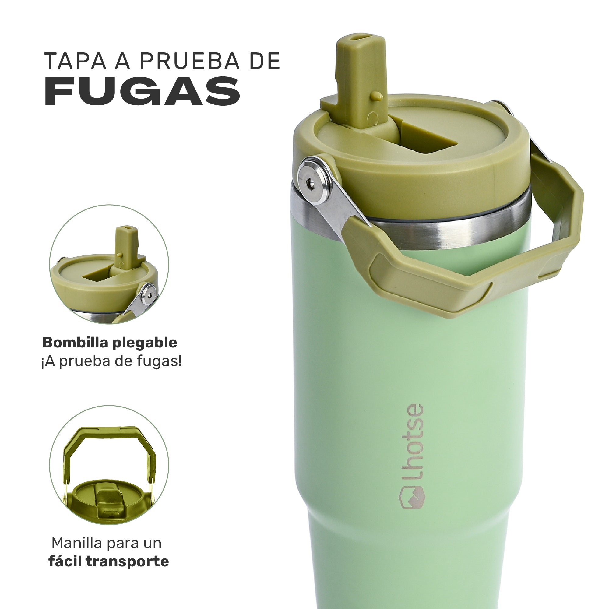 Botella Térmica Insulada Lhotse Travel Mug 900ml