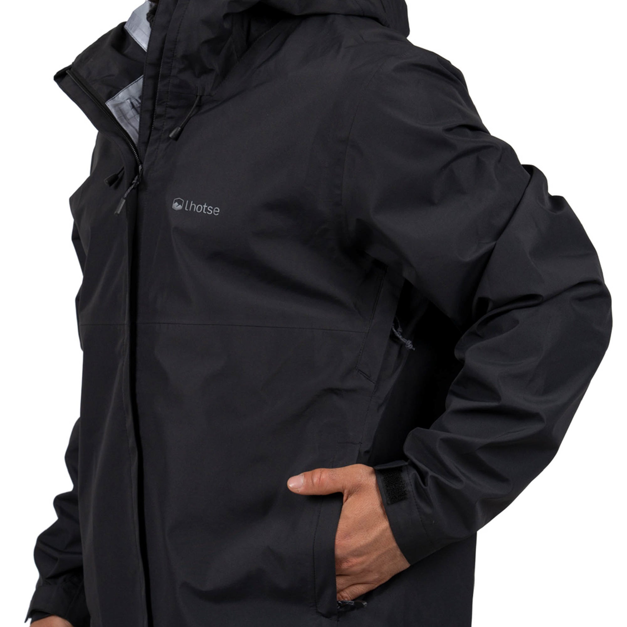 Negro · Cortaviento Impermeable Gorak Shep Lhotse