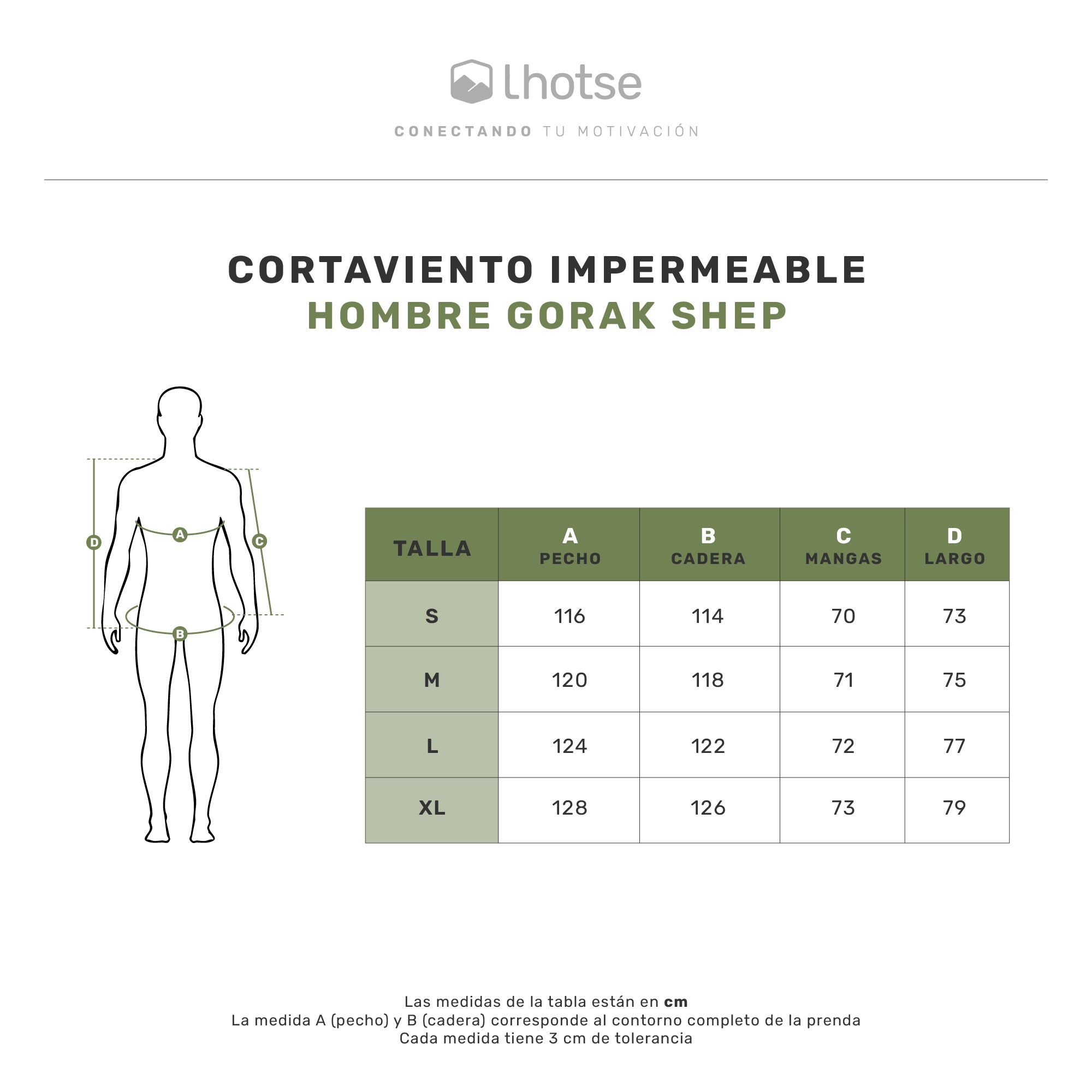 Negro · Cortaviento Impermeable Gorak Shep Lhotse