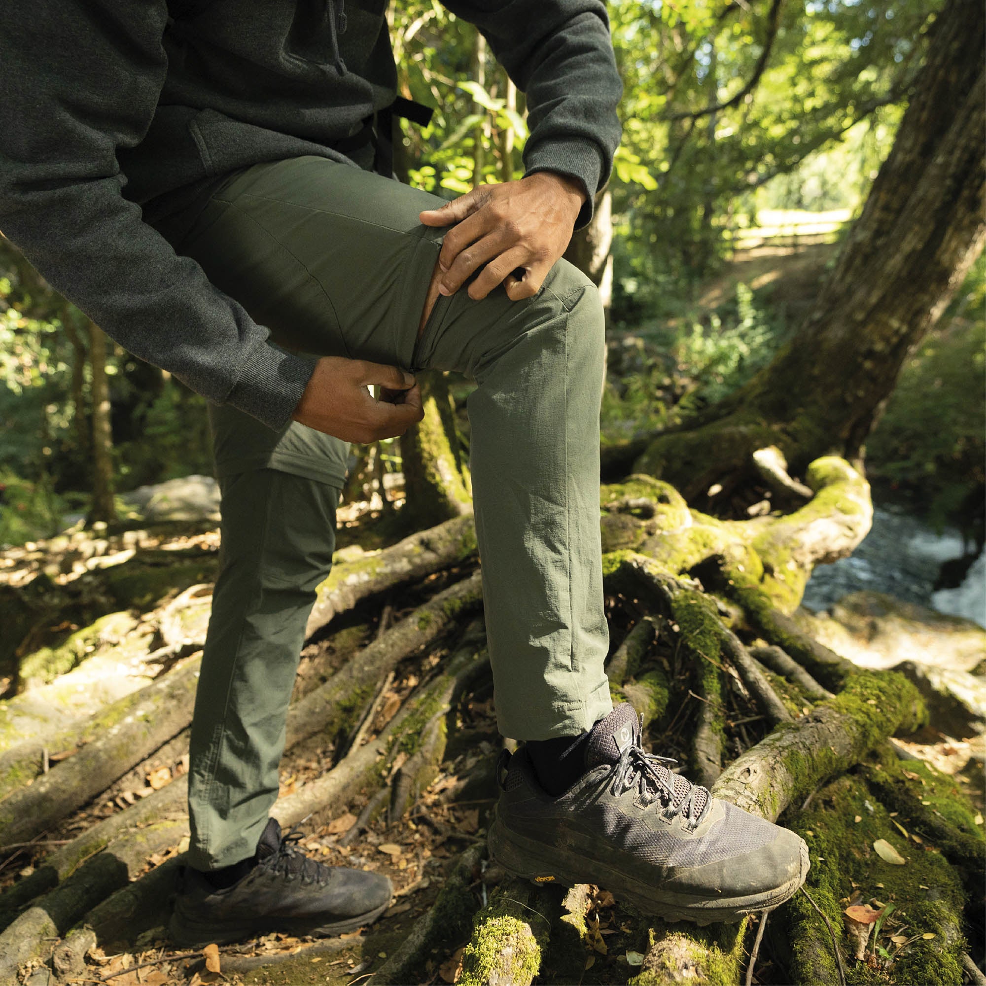 Pantalon Trekking Hombre Desmontable Lukla Lhotse