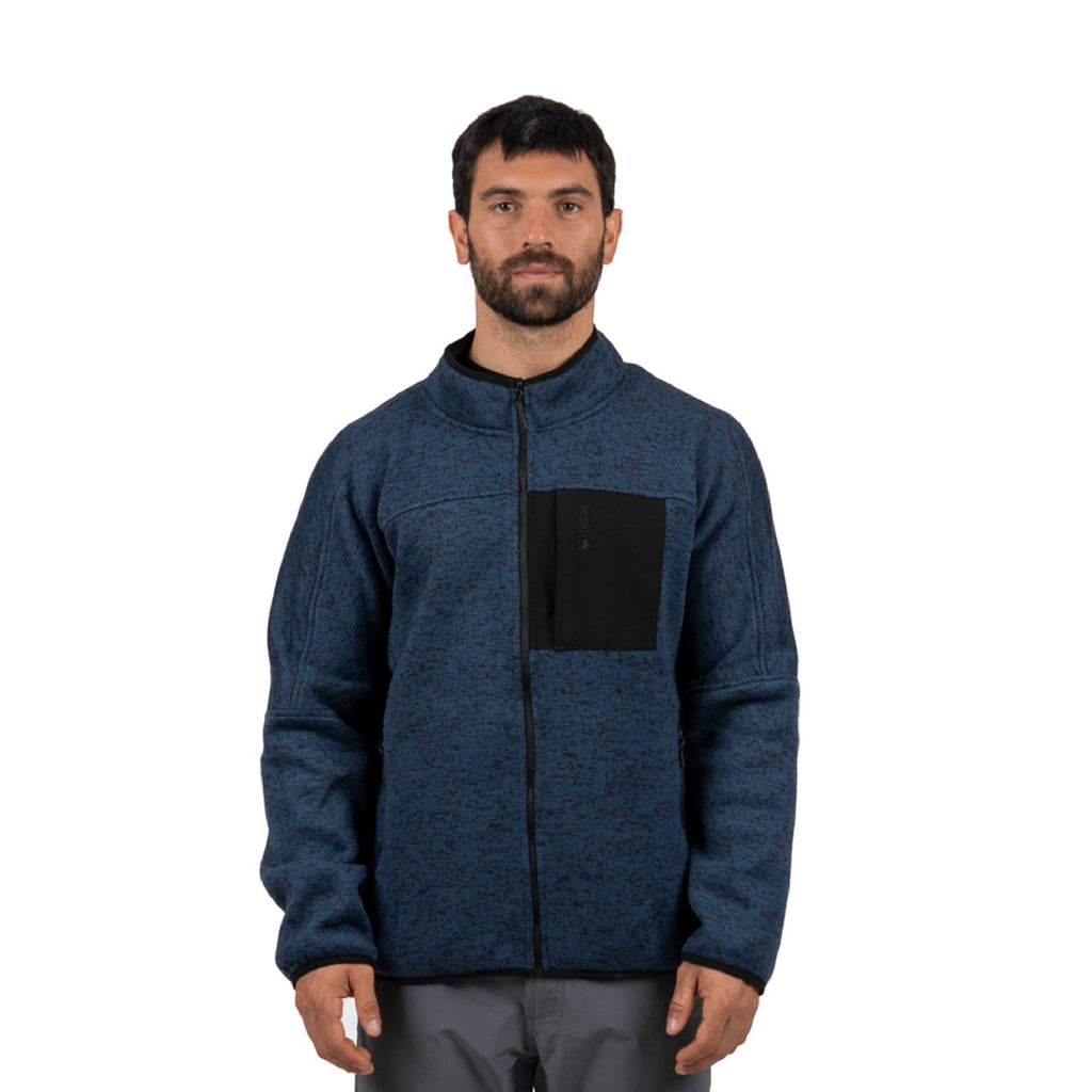 Azul · Polar Hombre Tejido Térmico Anti-peeling Middle Lhotse