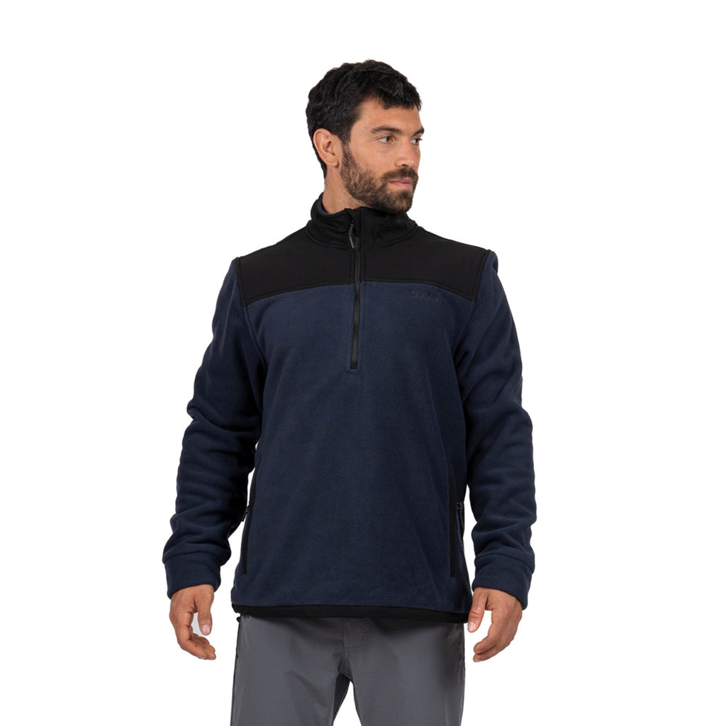 Polar Hombre Half Zip Térmico con Bolsillos Shar Lhotse