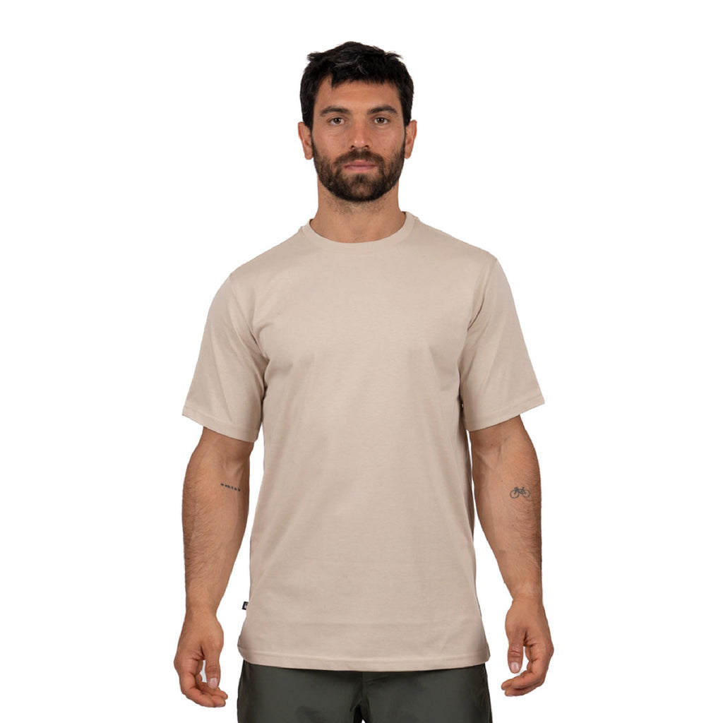 Beige · Polera Hombre Manga Corta Nepal Lhotse - foto del producto