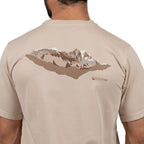 Beige · Polera Hombre Manga Corta Nepal Lhotse - foto del producto