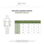 Beige · Polera Hombre Manga Corta Nepal Lhotse - foto del producto