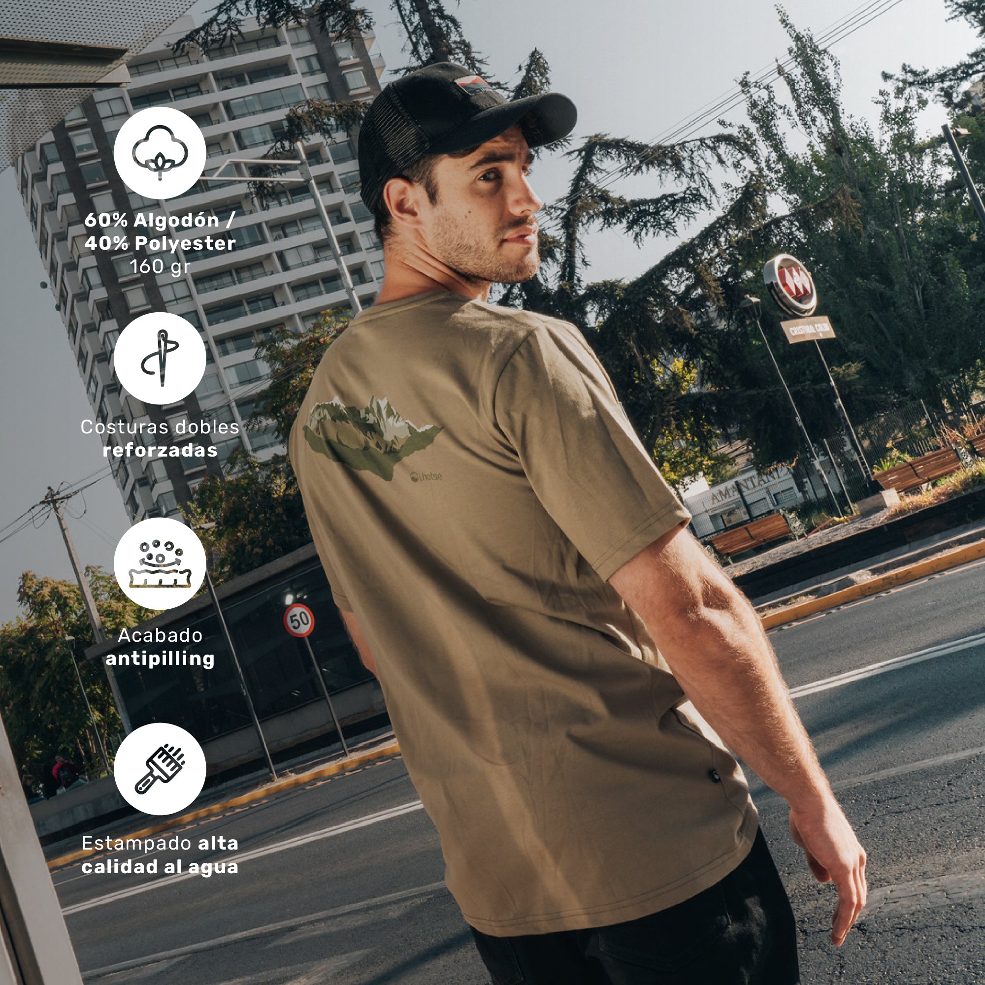 Polera Hombre Manga Corta Nepal Lhotse