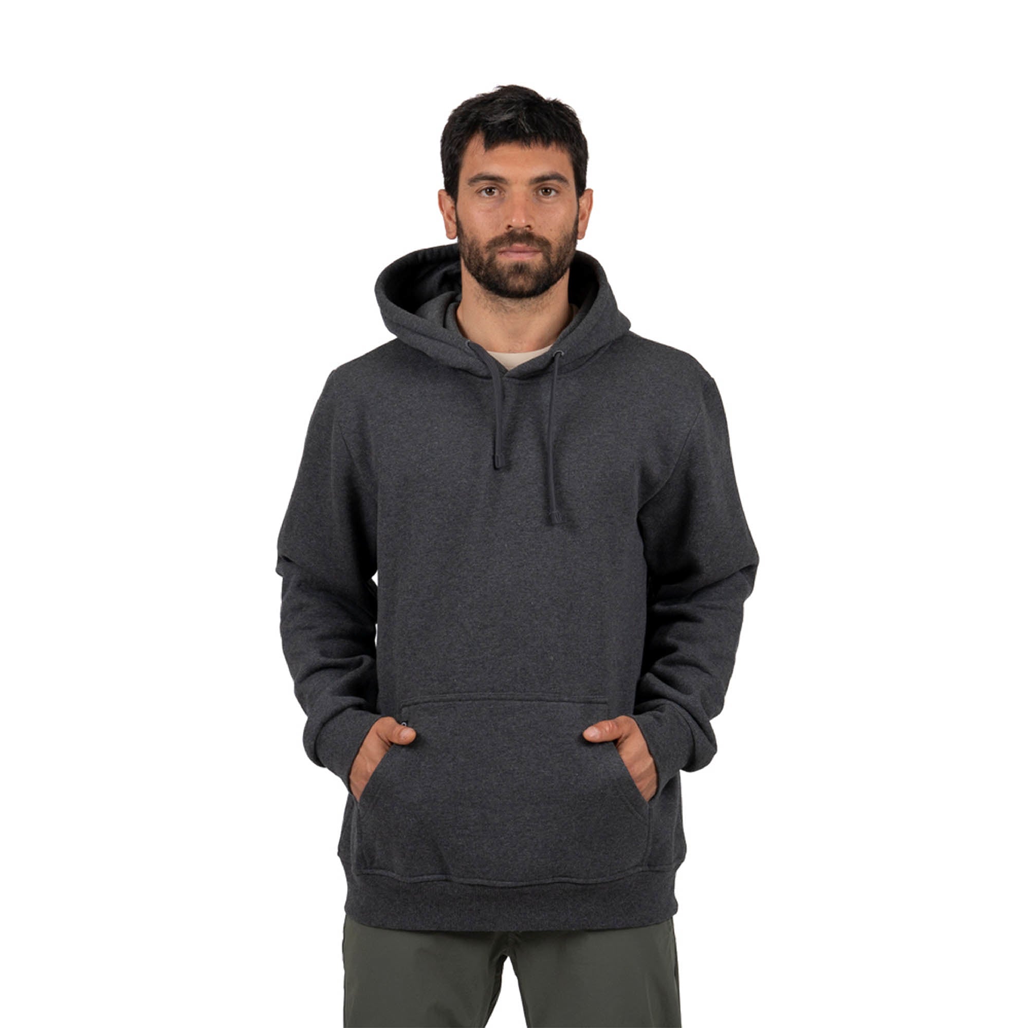 Gris · Polerón Hombre Hoodie Katmandú Lhotse - foto del producto