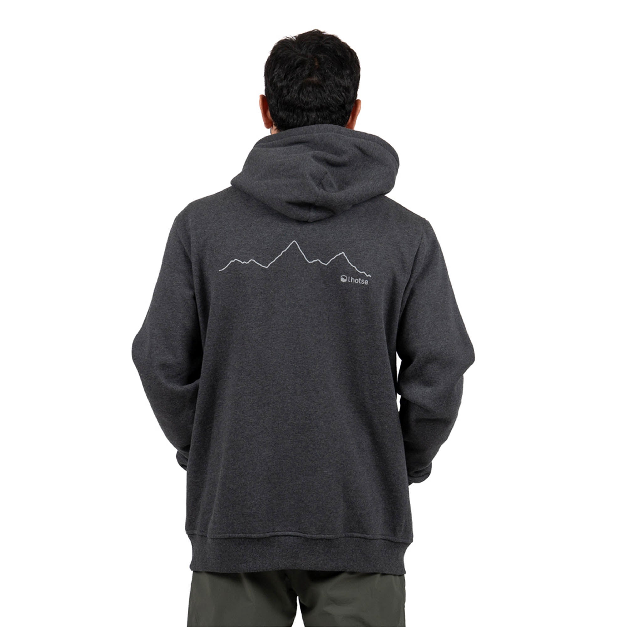 Gris · Polerón Hombre Hoodie Katmandú Lhotse - foto del producto