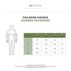 Gris · Polerón Hombre Hoodie Katmandú Lhotse - foto del producto