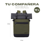 Lhotse Mochila Volcano 19L material resistente impermeable poliéster - detalle