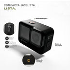 Lhotse Cámara de Acción Summit 5K compacta robusta IP68 dimensiones 69x48x27mm - detalle