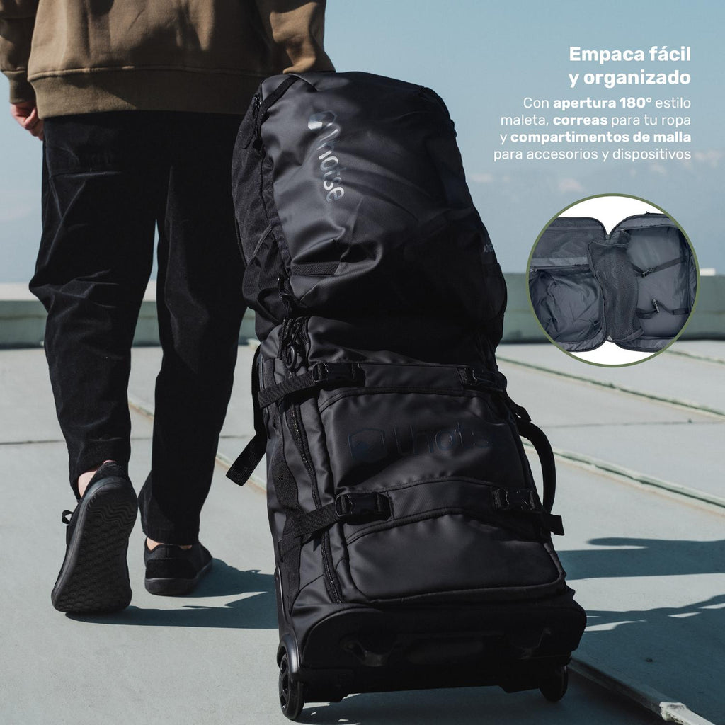 Lhotse Mochila Maleta de Viaje Nomad 35L material 900D PU 600D Ripstop resistente agua - detalle